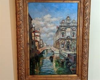 Venetian Art purchased from Law's Interior Design