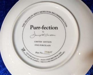 Porcelain Purrfection Plate Mark