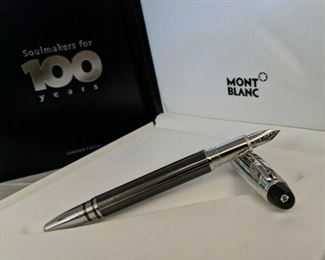 Collection of Mont Blanc pens 