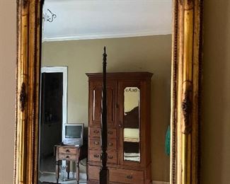 Antique gilt Louis Philippe mirror