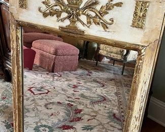 Antique Trumeau mirror
