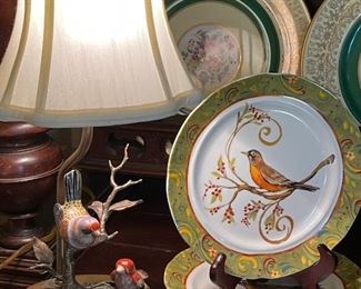 Lovely bird themed collectibles 