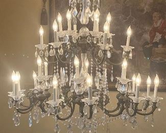 Gorgeous entry hall chandelier with an appraisal of $4800