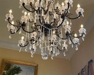 Entry hall chandelier 