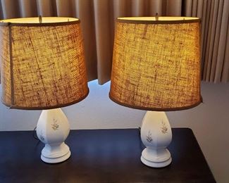 AAE039 - Pair of "Almost" Vintage Lamps