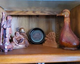 AAE081 - Asian Wooden Figurines And More