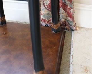  Ram Heads with  Hoof Feet  Etagere Display Pedestal (set of 2) 