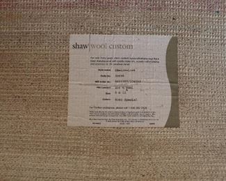 (4)   5' x 11'  Shaw Rugs 