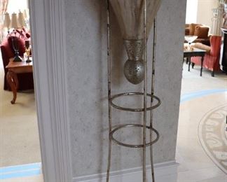 Large Pair of Floor Vases with stand 