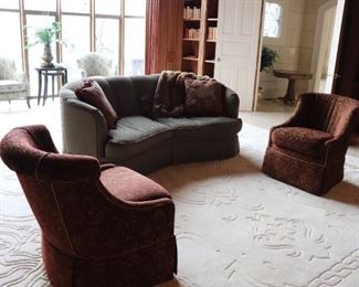 Swaim Down Sofa & Chairs 