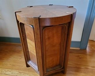 Solid Wood Drum / Commode Table