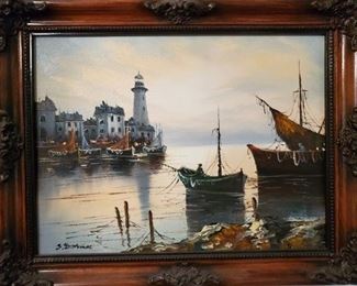 Original Oil on Canvass by S. Dohanes