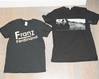 U2 2017 And Franz Ferdinand Concert T-SHirts
