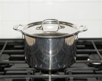 All Clad Stainless Steel Stock Pot With Lid