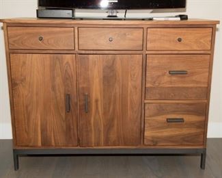 Room & Board Walnut Cabinet Linear Series
