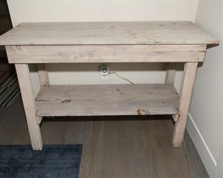 Rustic Entry Table
