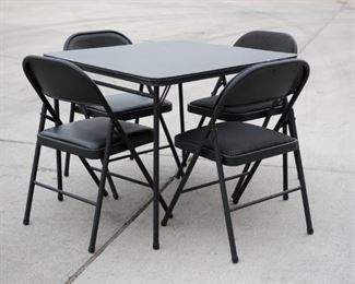 Folding Card Table And Chairs