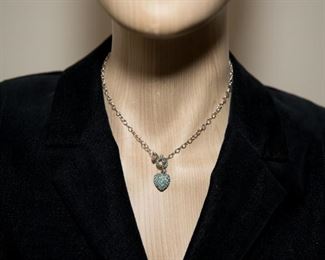 Heart Necklace With Toggle