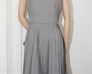 J. Crew Womens Grey Pleated Dress