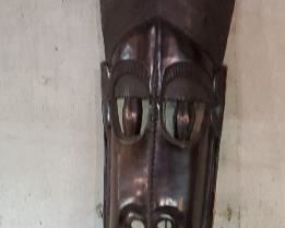 Large African Art - Wood Face Mask