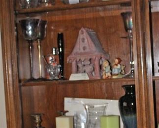 Angel Candles, Hummels, Vases, Glassware, Decanters, Condiment Jar