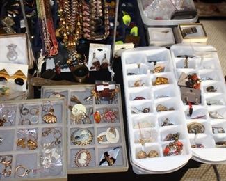Earrings, Broaches, Pins, More