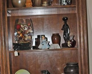 Vases, Lamp Shades, Bronze Horse, C lock, Bronze Vase