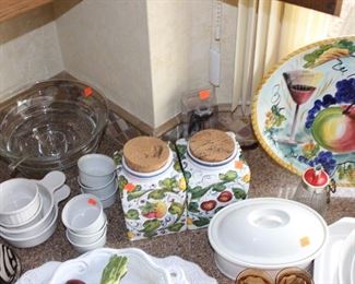 Dishes, Canninster Jars