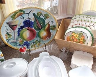 Platter, Dishes, Jellow Molds