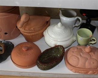 Pottery, Cookware, Covered Dish