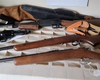 Winchester Rifles and Crossman Air Gun