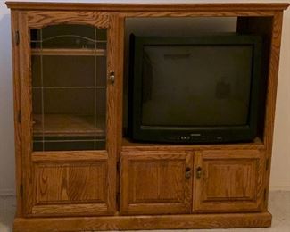 Oak Entertainment Unit