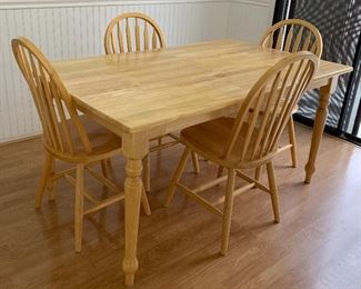 Maple Kitchen Table and Chairs