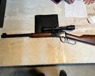 Henry 22 with Simmons scope, $600