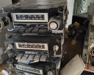 We have over 65  eight-track players and over 40 turntables as well as other radios and speakers  including Sony, Technics and Panasonic 