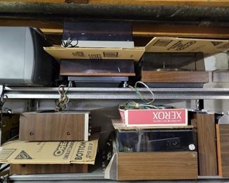 We have over 65  eight-track players and over 40 turntables as well as other radios and speakers  including Sony, Technics and Panasonic 