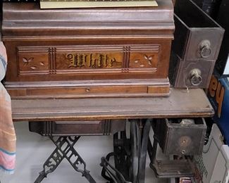 We have over 40 sewing machines and many different sewing implements  