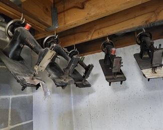 We have over 40 sewing machines and many different sewing implements  