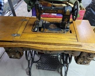 We have over 40 sewing machines and many different sewing implements  