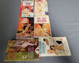 Unique smut and musty lusty paperbacks