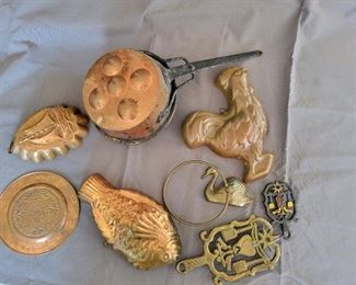 We have brass and copper