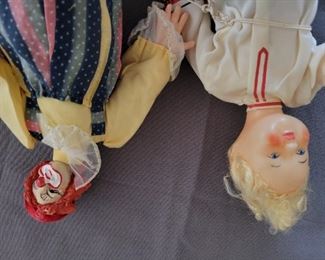 Rubber and composite doll