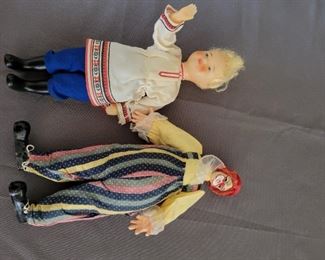 Rubber and composite doll