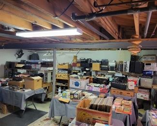 Over a thousand albums end electronics everywhere