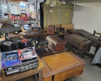We have all the sewing machines you want including White and Singer