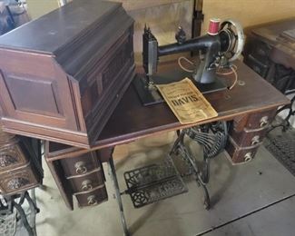 We have all the sewing machines you want including White,Davis  and Singer