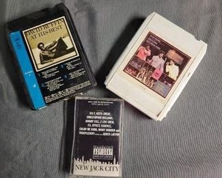 We have some cool cassettes and 8 tracks
