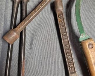 We have primitive tools 