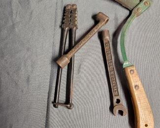 We have primitive tools 