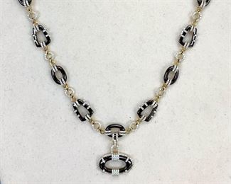 18k Oscar Friedman Diamond Necklace - Lot 87